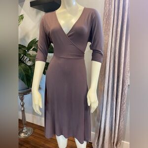 Elegant Mauve Wrap Dress size S